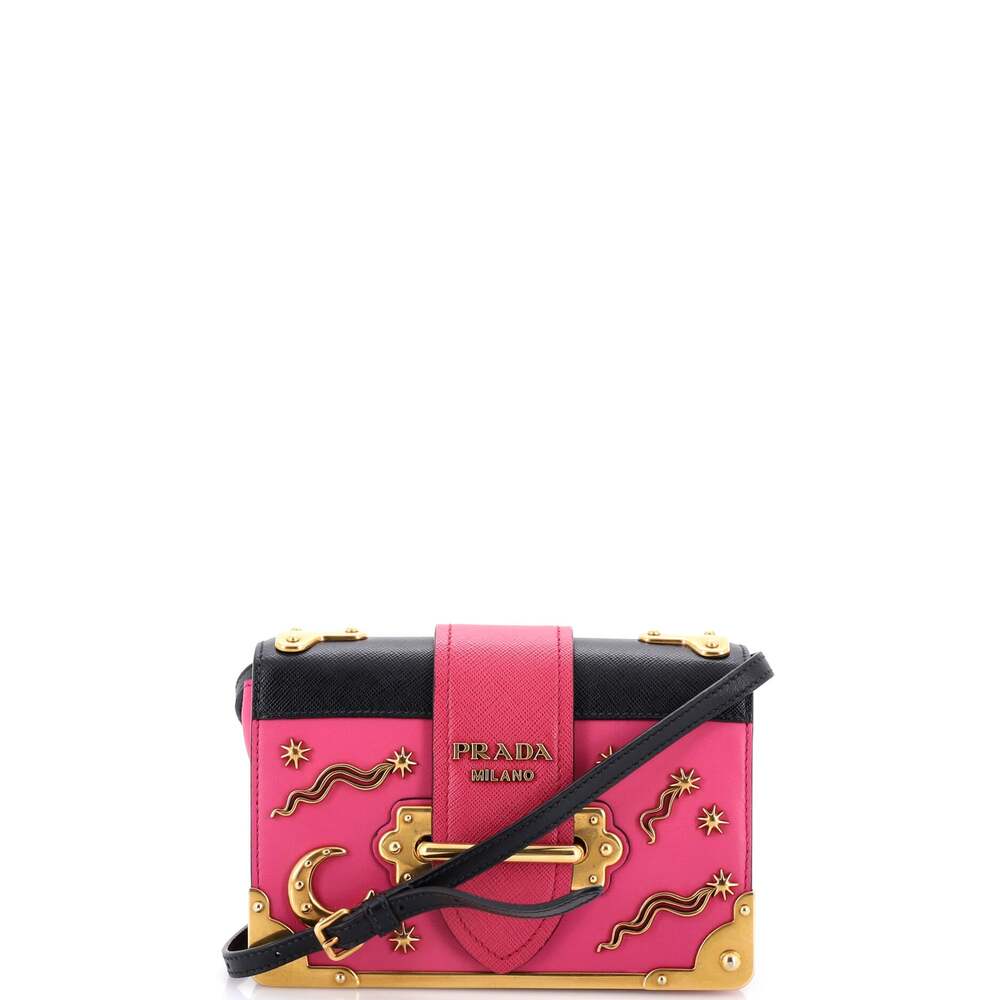 Prada Cahier Crossbody Bag Embellished #260565P18B